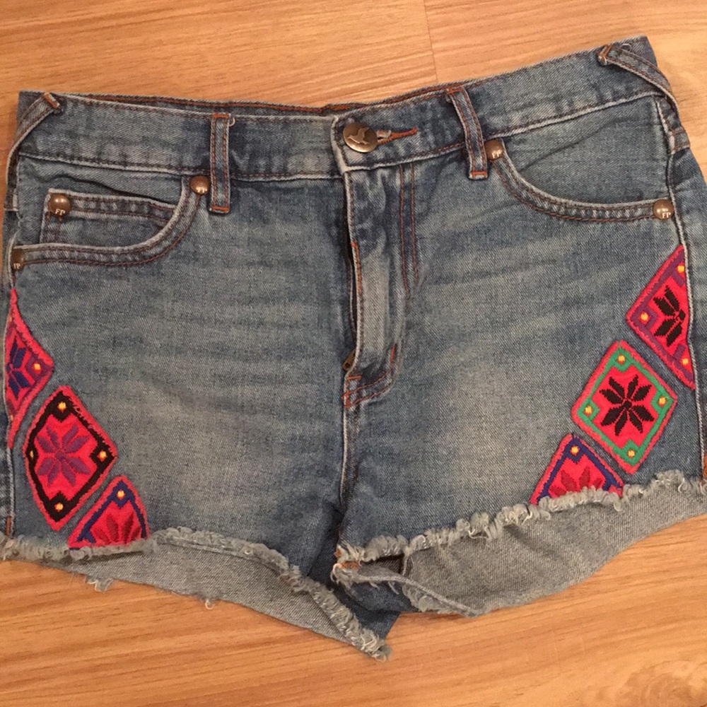 Free People Denim Shorts